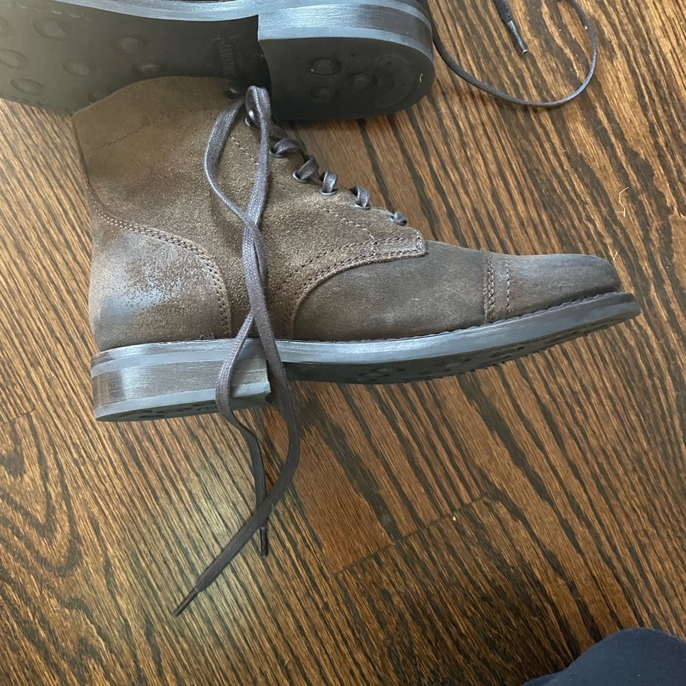Thursday Boot Company Captain Dark Olive Suede - Picture 8 of 15